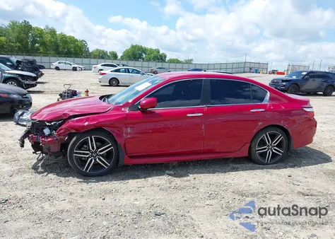 2017 Honda Accord Sport from USA, damaged, VIN 1HGCR2F59HA293017